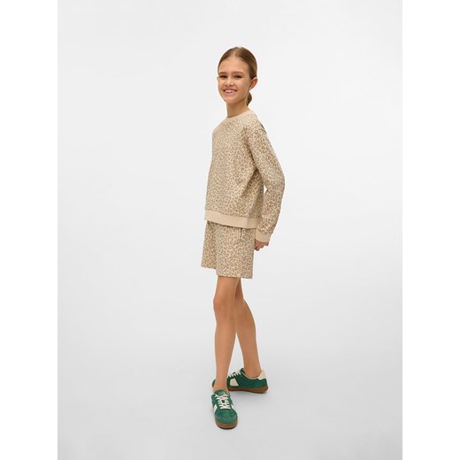 Vero Moda Girl Szorty &quot;Brenda Animal&quot; w kolorze beżowym ze sklepu Limango Polska w kategorii Spodenki dziewczęce - zdjęcie 181971655