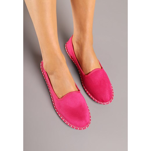 Fuksjowe Espadryle z Ozdobnymi Przeszyciami Firavione 36 promocja born2be.pl
