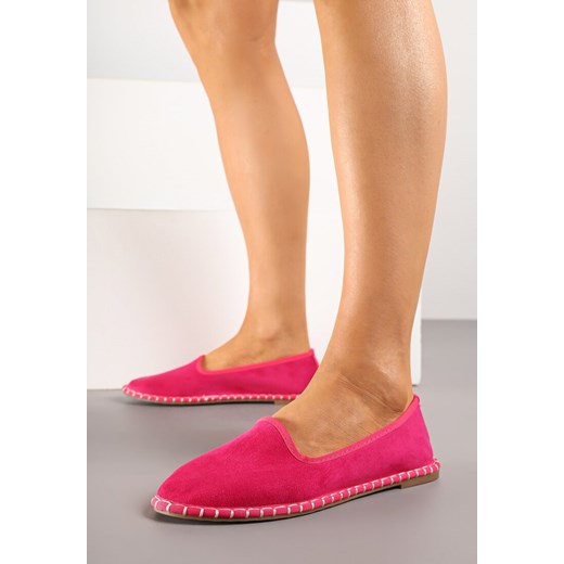Fuksjowe Espadryle Balerinki z Przeszyciami Firalissea ze sklepu renee.pl w kategorii Espadryle damskie - zdjęcie 181973438