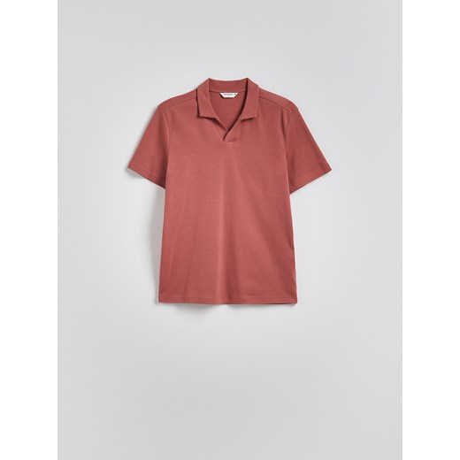 Reserved - Koszulka polo regular - bordowy Reserved L Reserved