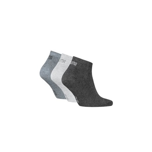 Puma Zestaw 3 par niskich skarpet unisex 938624 Szary Puma 43_46 MODIVO
