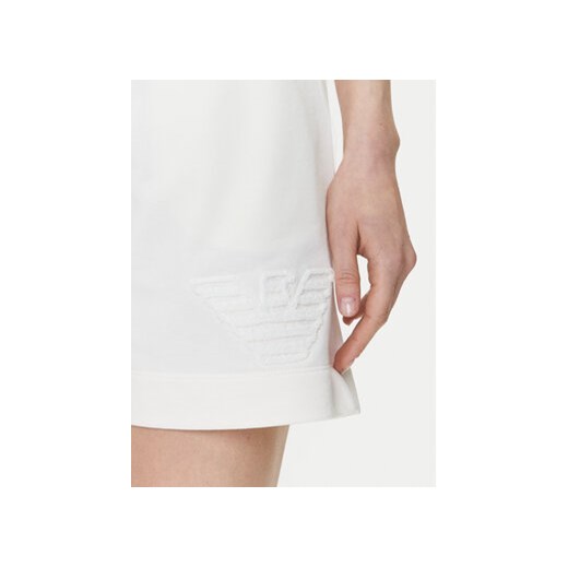 Emporio Armani Szorty sportowe EW000778 AF12186 U1131 Biały Loose Fit Emporio Armani M MODIVO