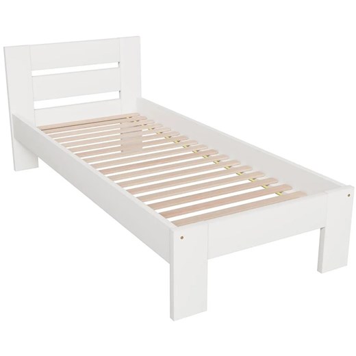 Pojedyncze łóżko w kolorze białym 90x200 Hylo Elior One Size Edinos.pl