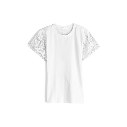 GATE T-shirt z koronkowymi rękawami 34 Gate 38 gateshop