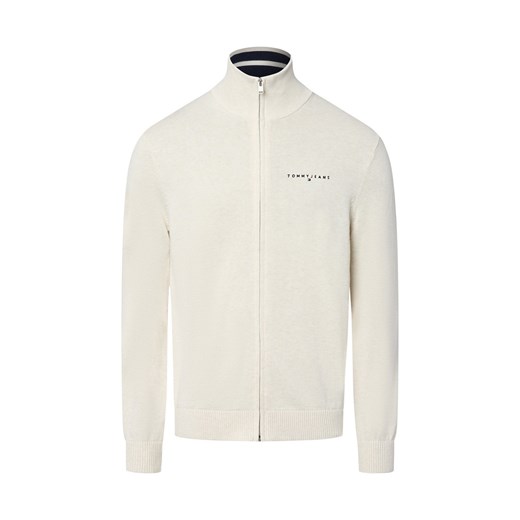 Tommy Jeans Męski kardigan Mężczyźni Bawełna piaskowy marmurkowy ze sklepu vangraaf w kategorii Swetry męskie - zdjęcie 181981088