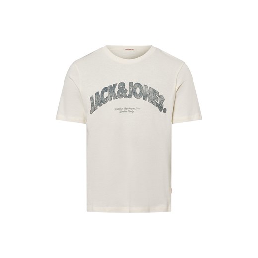 Jack & Jones Koszulka męska - Joralmeria Mężczyźni Bawełna écru nadruk ze sklepu vangraaf w kategorii T-shirty męskie - zdjęcie 181981118