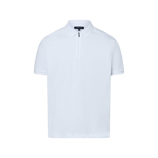 Andrew James Męska koszulka polo Mężczyźni Bawełna biały jednolity ze sklepu vangraaf w kategorii T-shirty męskie - zdjęcie 181981166