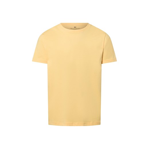 T-shirt męski żółty Nils Sundström casualowy