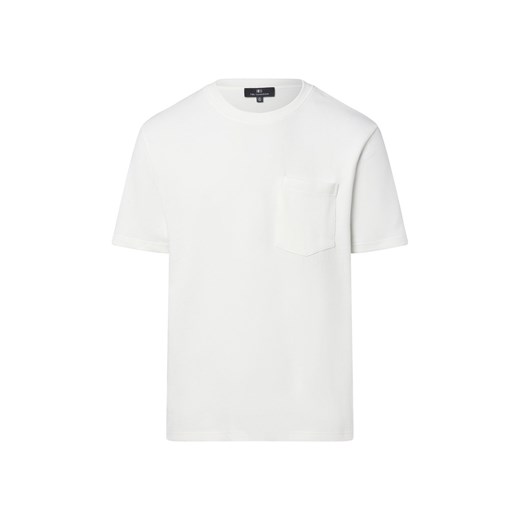 Nils Sundström Koszulka męska Mężczyźni biały jednolity ze sklepu vangraaf w kategorii T-shirty męskie - zdjęcie 181981185