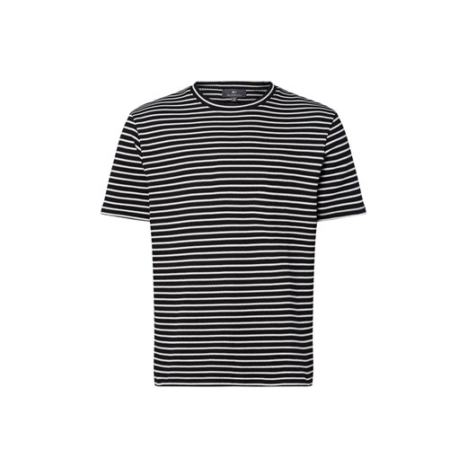 Nils Sundström Koszulka męska Mężczyźni Bawełna czarny w paski ze sklepu vangraaf w kategorii T-shirty męskie - zdjęcie 181981188