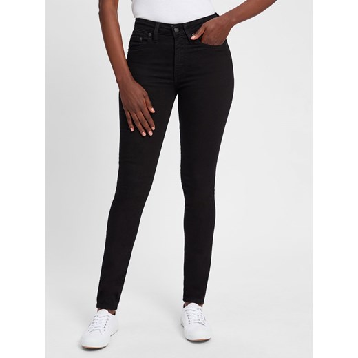 Levi's Jeansy Kobiety Bawełna czarny jednolity ze sklepu vangraaf w kategorii Jeansy damskie - zdjęcie 181981237