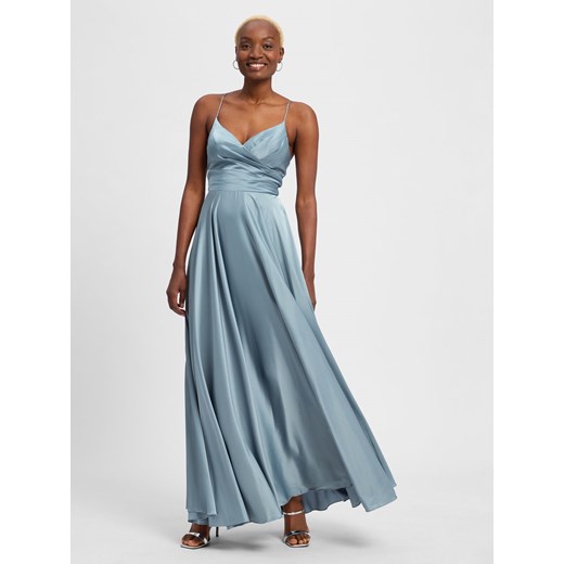 Hey Kyla Damska sukienka wieczorowa Kobiety turkusowy jednolity Hey Kyla 40 vangraaf