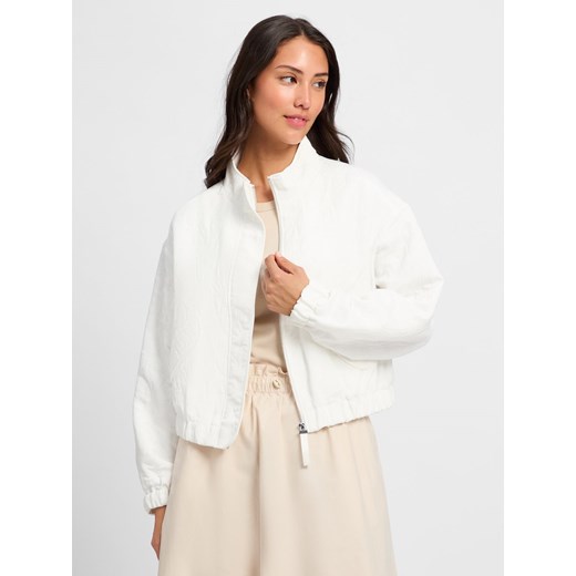 comma casual identity Bluza damska Kobiety biały wypukły wzór tkaniny ze sklepu vangraaf w kategorii Kurtki damskie - zdjęcie 181981336