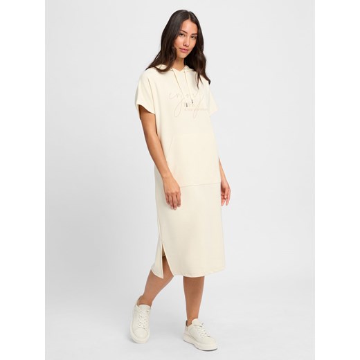 soyaconcept® Damska sukienka z dżerseju - Banu Kobiety Modal écru jednolity ze sklepu vangraaf w kategorii Sukienki - zdjęcie 181981359