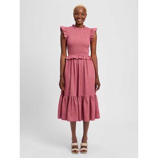 Marie Lund Sukienka damska Kobiety Sztuczne włókno brudny róż jednolity Marie Lund 44 okazja vangraaf