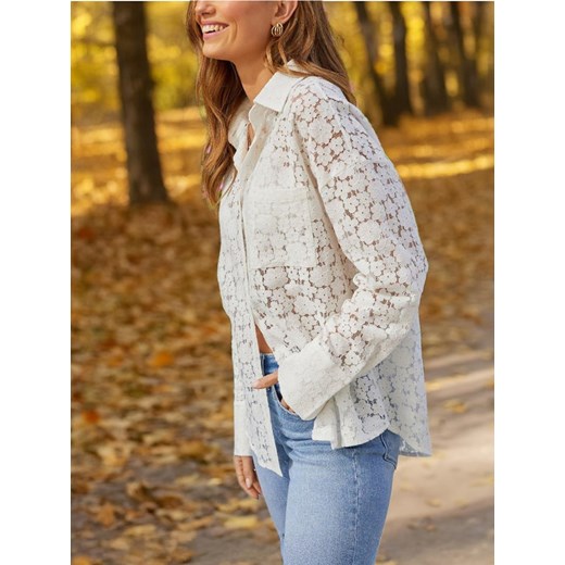 LA Angels Bluzka w kolorze kremowym La Angels S Limango Polska wyprzedaż