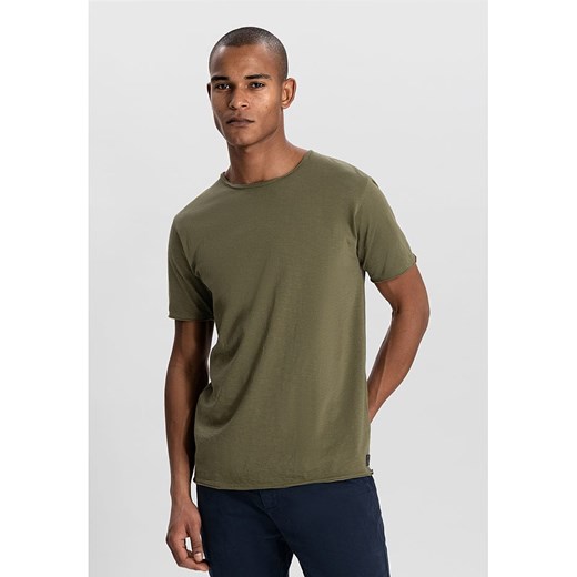 DSTREZZED Koszulka w kolorze khaki ze sklepu Limango Polska w kategorii T-shirty męskie - zdjęcie 181981759