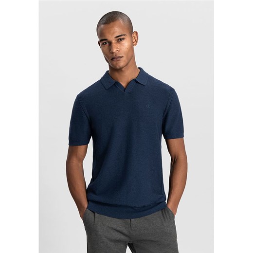 DSTREZZED Koszulka polo w kolorze granatowym ze sklepu Limango Polska w kategorii T-shirty męskie - zdjęcie 181981875