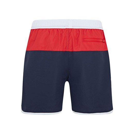 Reebok Szorty kąpielowe &quot;Troy&quot; w kolorze granatowo-czerwono-białym Reebok L Limango Polska wyprzedaż