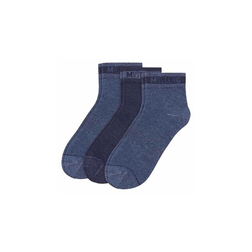 3 pack Męskie Skarpety MUSTANG jeans mix MU32018 – 5703 ze sklepu YouNeedit.pl w kategorii Skarpetki męskie - zdjęcie 181982949