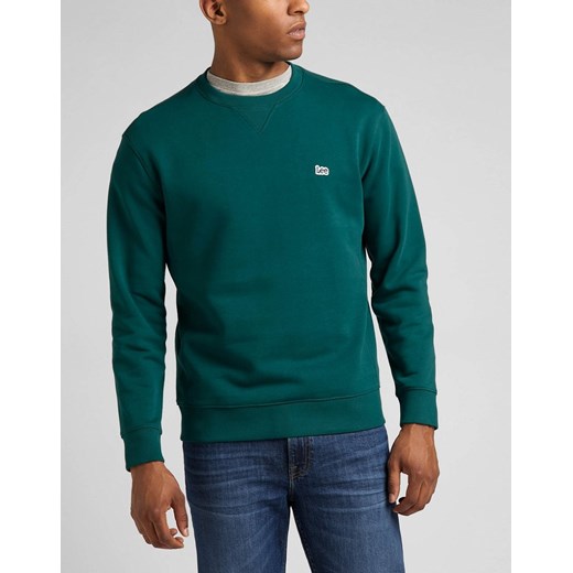 LEE PLAIN CREW SWS MĘSKA BLUZA KLASYCZNA LOGO ESMERALDA L81IRY96 112321571 Lee XXL YouNeedit.pl