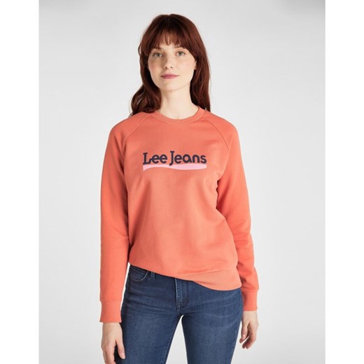 DAMSKA BLUZA LEE CREW SWEATSHIRT PAPRIKA L53KBRNI 112112377 ze sklepu YouNeedit.pl w kategorii Bluzy damskie - zdjęcie 181983025