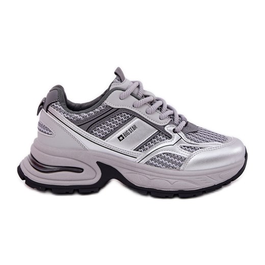 Sneakersy Damskie Big Star RR274A193 Szare ze sklepu ButyModne.pl w kategorii Buty sportowe damskie - zdjęcie 181984797