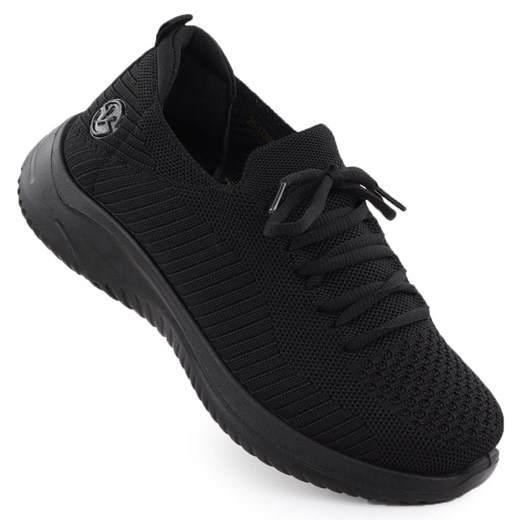 Buty sportowe damskie szare Vinceza 17366 czarne Vinceza 40 ButyModne.pl wyprzedaż