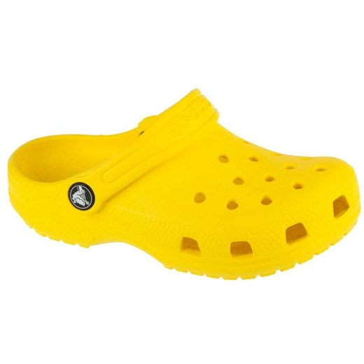 Klapki Crocs Classic Clog 206991-77J żółte ze sklepu ButyModne.pl w kategorii Klapki dziecięce - zdjęcie 181984895