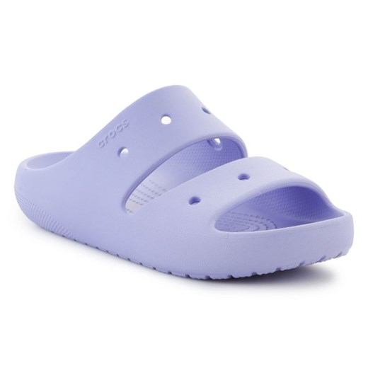 Klapki Crocs Classic Sandal V2 W 209403-5BN fioletowe ze sklepu ButyModne.pl w kategorii Klapki damskie - zdjęcie 181985226