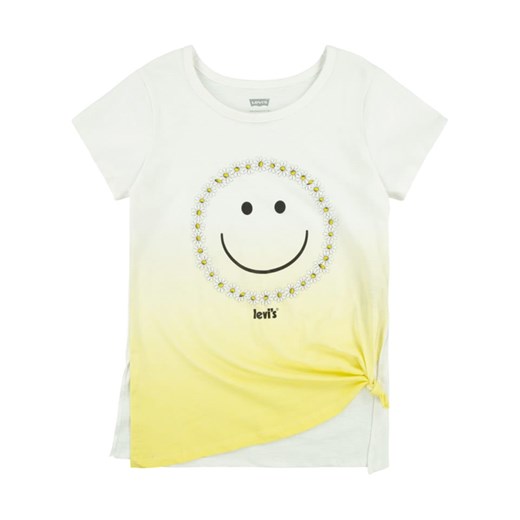 Levi&apos;s Kids Koszulka w kolorze biało-żółtym ze sklepu Limango Polska w kategorii Bluzki dziewczęce - zdjęcie 181986818