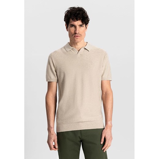 DSTREZZED Koszulka polo w kolorze kremowym ze sklepu Limango Polska w kategorii T-shirty męskie - zdjęcie 181986925