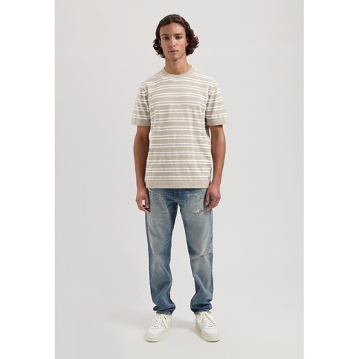 DSTREZZED Koszulka w kolorze szarobrązowo-białym ze sklepu Limango Polska w kategorii T-shirty męskie - zdjęcie 181986929