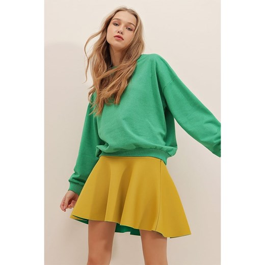 Trend Alacati Bluza w kolorze zielonym ze sklepu Limango Polska w kategorii Bluzy damskie - zdjęcie 181987306