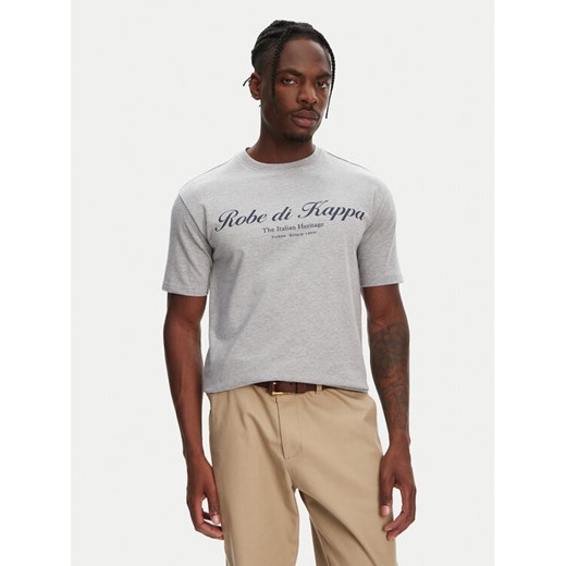Robe di Kappa T-Shirt Robe Giovani Tozeur 61151CW Szary Regular Fit ze sklepu MODIVO w kategorii T-shirty męskie - zdjęcie 181988618