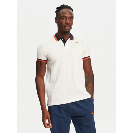 Robe di Kappa Polo Atsushi 611255W Écru Regular Fit ze sklepu MODIVO w kategorii T-shirty męskie - zdjęcie 181988758