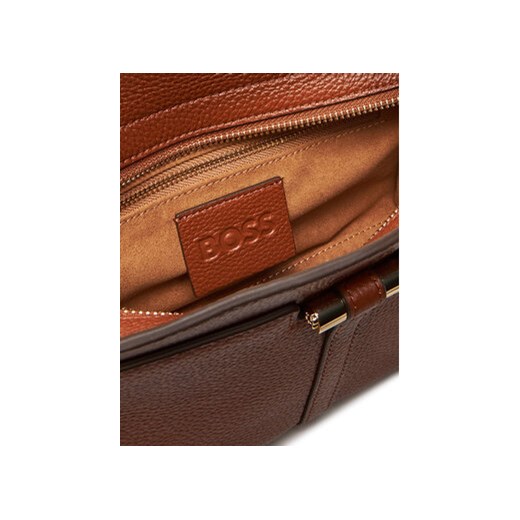 Listonoszka BOSS HUGO młodzieżowa średnia matowa na ramię 