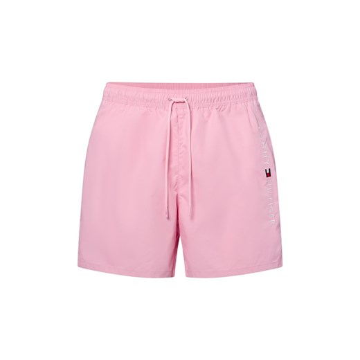 Tommy Hilfiger Męskie kąpielówki Mężczyźni różowy jednolity ze sklepu vangraaf w kategorii Kąpielówki - zdjęcie 181990078