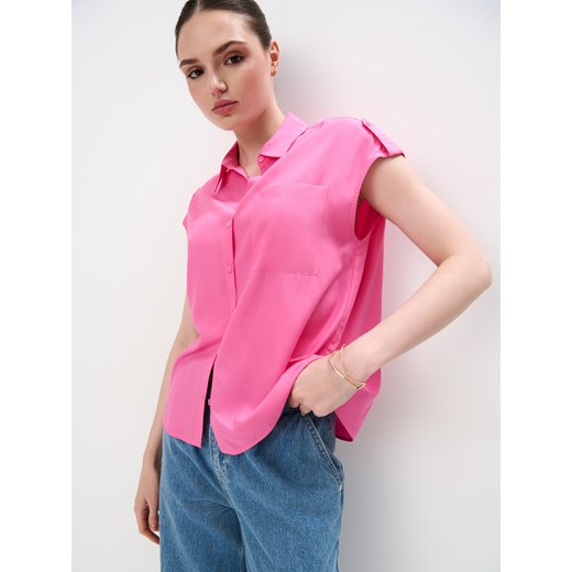 Mohito - Koszula z wiskozy - różowy Mohito 36 Mohito