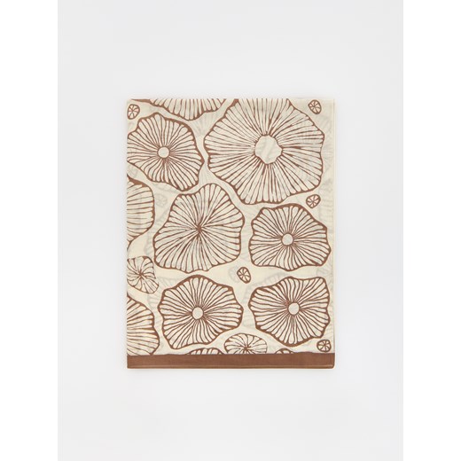 Reserved - Bawełniany szal - brązowy Reserved ONE SIZE Reserved