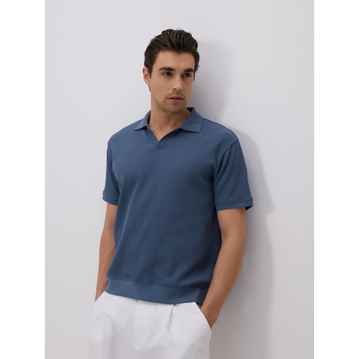 Reserved - Koszulka polo comfort fit - granatowy ze sklepu Reserved w kategorii T-shirty męskie - zdjęcie 181991578