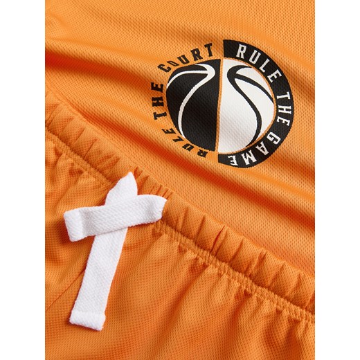 Reserved - Sportowy komplet z nadrukiem - pomarańczowy Reserved 140 (9 lat) Reserved