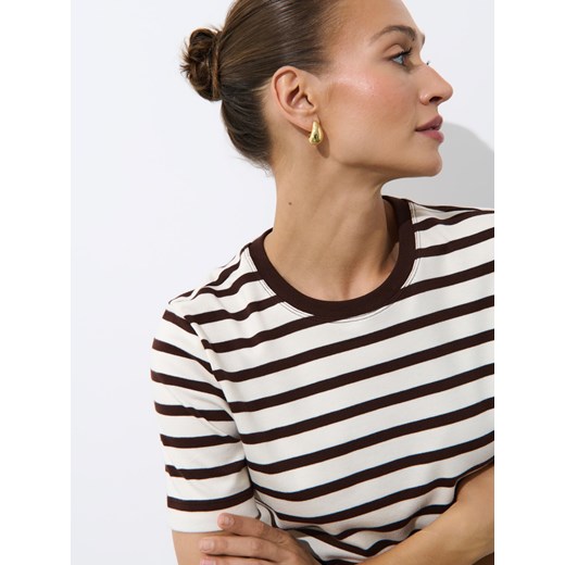 Bluzka damska Mohito casual z okrągłym dekoltem 