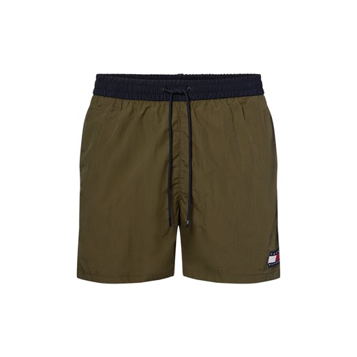 Tommy Hilfiger Męskie spodenki kąpielowe Mężczyźni khaki jednolity ze sklepu vangraaf w kategorii Kąpielówki - zdjęcie 181997399