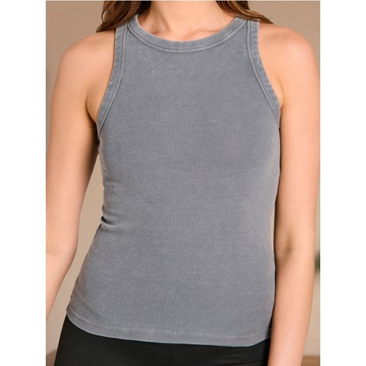 Sinsay - Tank top - szary ze sklepu Sinsay w kategorii Bluzki damskie - zdjęcie 181998568