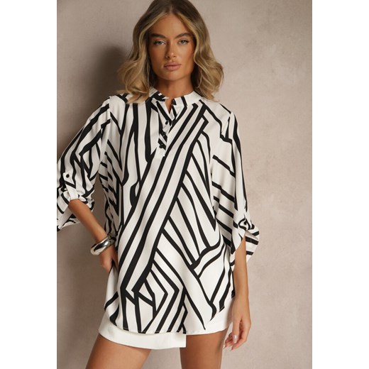 Koszula damska Renee w geometryczne wzory 