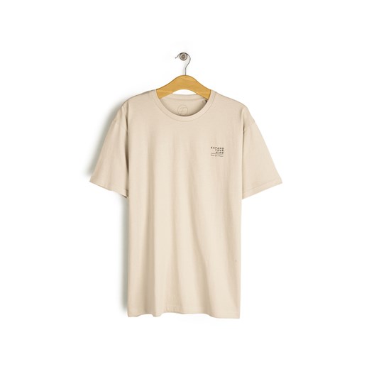 GATE Bawełniana koszulka z wypukłym napisem S ze sklepu gateshop w kategorii T-shirty męskie - zdjęcie 182000838
