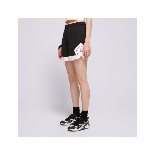 SZORTY W JORDAN SPT DMND SHORT 4&quot; BLACK/WHITE/WHITE/BLACK ze sklepu Sizeer w kategorii Szorty - zdjęcie 182001366
