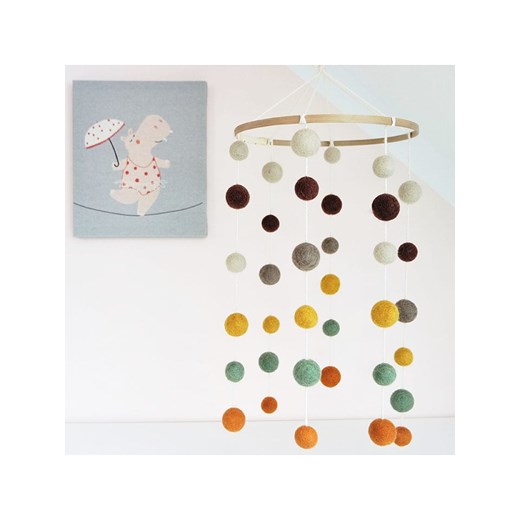 FILZLIG Karuzela &quot;Color Waves&quot; w różnych kolorach - wys. 54 x Ø 20 cm Filzlig onesize wyprzedaż Limango Polska