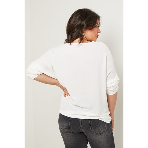 Bluzka damska Curvy Lady biała 